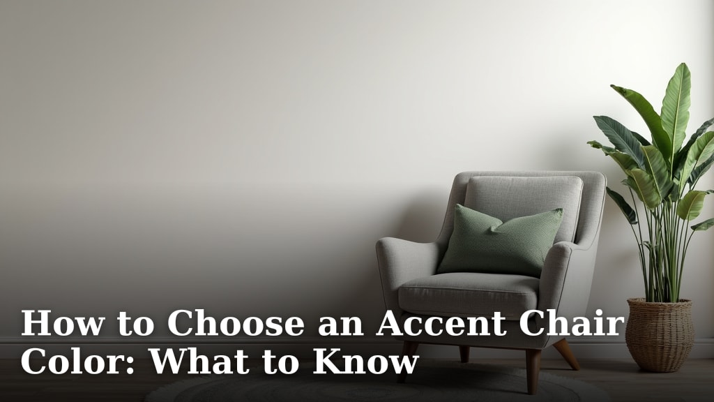 How to Choose an Accent Chair Color: What to Know