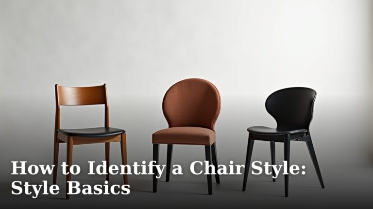 How to Identify a Chair Style: Style Basics