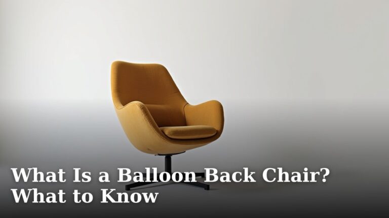 What Is a Balloon Back Chair? What to Know