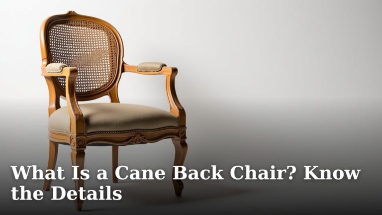 What Is a Cane Back Chair? Know the Details