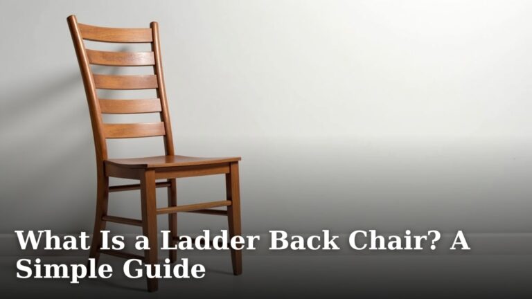 What Is a Ladder Back Chair? A Simple Guide