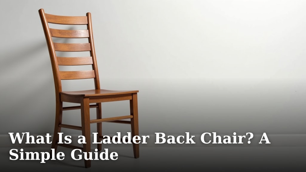 What Is a Ladder Back Chair? A Simple Guide
