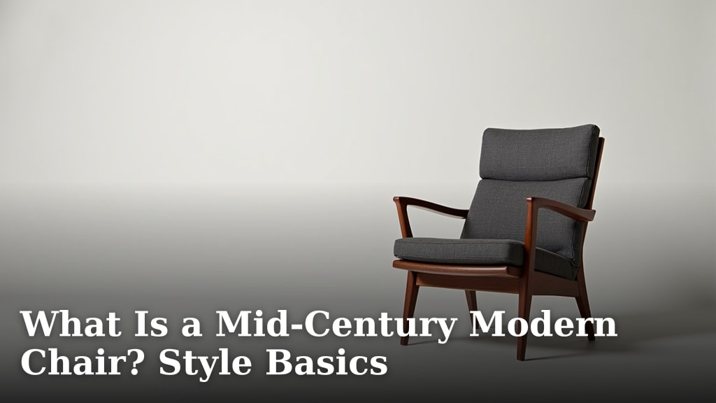 What Is a Mid-Century Modern Chair? Style Basics