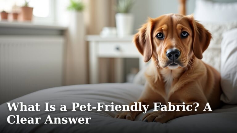What Is a Pet-Friendly Fabric? A Clear Answer