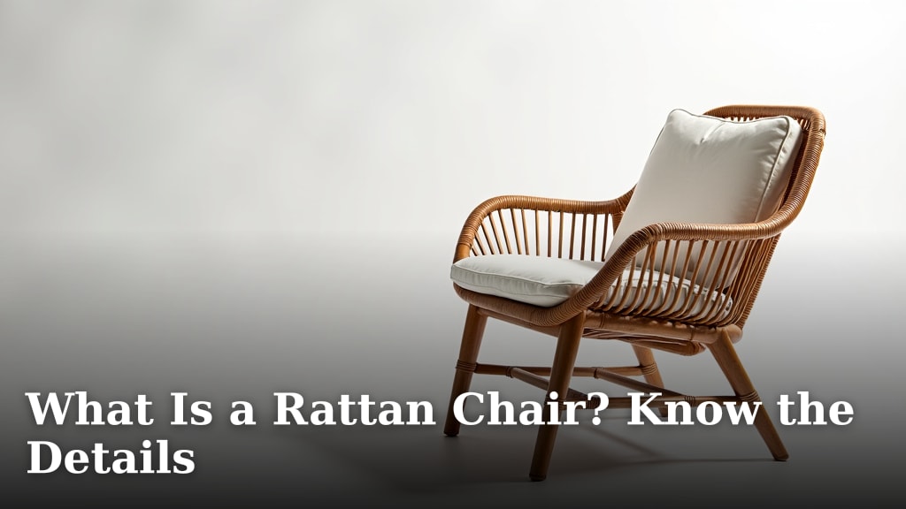 What Is a Rattan Chair? Know the Details