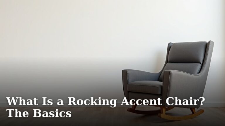 What Is a Rocking Accent Chair? The Basics