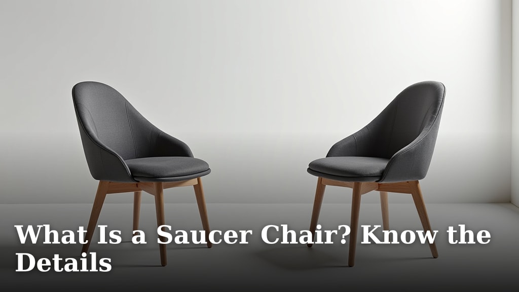 What Is a Saucer Chair? Know the Details