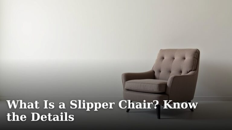 What Is a Slipper Chair? Know the Details