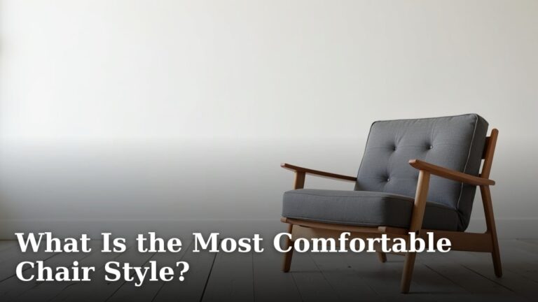 What Is the Most Comfortable Chair Style?